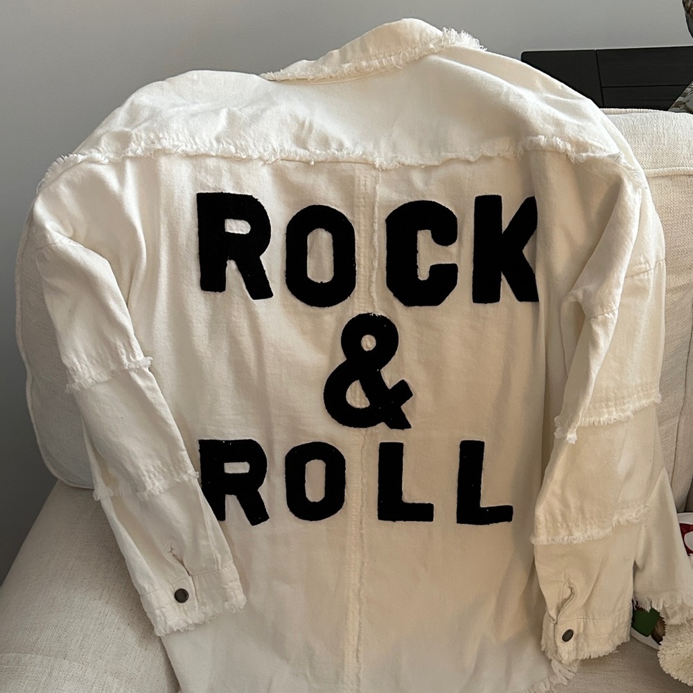 White rock and roll jacket